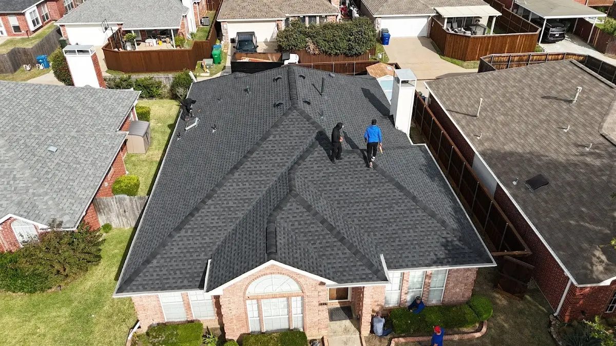 Commercial Roofing work in progress on a Watsonville property